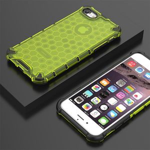 Hurtel Honeycomb etui pancerny pokrowiec z żelową ramką iPhone 8 / iPhone 7 zielony uniwersalny 10
