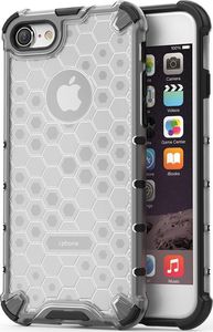 Hurtel Honeycomb etui pancerny pokrowiec z żelową ramką iPhone 8 / iPhone 7 przezroczysty uniwersalny 1