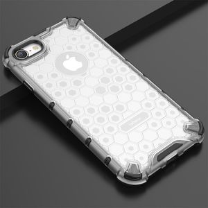 Hurtel Honeycomb etui pancerny pokrowiec z żelową ramką iPhone 8 / iPhone 7 przezroczysty uniwersalny 11