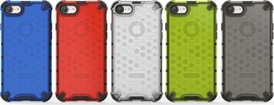 Hurtel Honeycomb etui pancerny pokrowiec z żelową ramką iPhone 8 / iPhone 7 przezroczysty uniwersalny 12