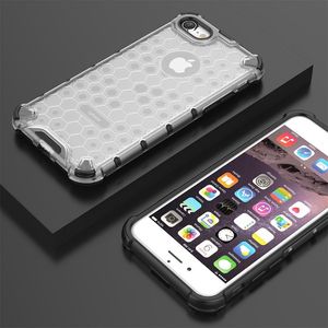 Hurtel Honeycomb etui pancerny pokrowiec z żelową ramką iPhone 8 / iPhone 7 przezroczysty uniwersalny 10