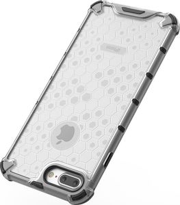 Hurtel Honeycomb etui pancerny pokrowiec z żelową ramką iPhone 8 Plus / iPhone 7 Plus niebieski uniwersalny 4