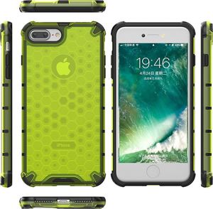 Hurtel Honeycomb etui pancerny pokrowiec z żelową ramką iPhone 8 Plus / iPhone 7 Plus niebieski uniwersalny 7
