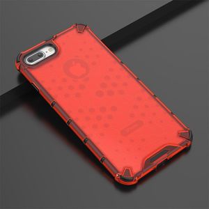 Hurtel Honeycomb etui pancerny pokrowiec z żelową ramką iPhone 8 Plus / iPhone 7 Plus czerwony uniwersalny 10