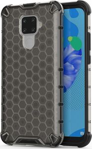 Hurtel Honeycomb etui pancerny pokrowiec z żelową ramką Huawei Mate 30 Lite / Huawei Nova 5i Pro czarny uniwersalny 1