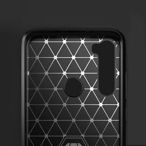 Hurtel Carbon Case elastyczne etui pokrowiec Xiaomi Redmi Note 8 czarny uniwersalny 3