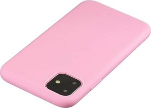 Hurtel Silicone Case elastyczne silikonowe etui pokrowiec iPhone 11 różowy uniwersalny 4