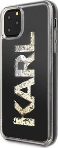 Karl Lagerfeld Karl Lagerfeld KLHCN65KAGBK iPhone 11 Pro Max czarny/black Karl logo Glitter uniwersalny 2