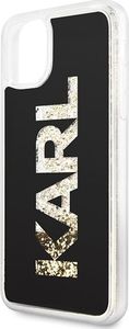 Karl Lagerfeld Karl Lagerfeld KLHCN65KAGBK iPhone 11 Pro Max czarny/black Karl logo Glitter uniwersalny 3