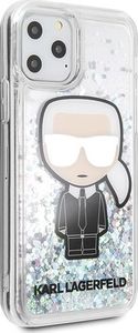 Karl Lagerfeld Karl Lagerfeld KLHCN65LGIRKL iPhone 11 Pro Max hardcase Liquid Glitter Iridescent Ikonik uniwersalny 5
