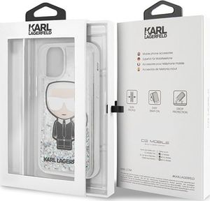 Karl Lagerfeld Karl Lagerfeld KLHCN65LGIRKL iPhone 11 Pro Max hardcase Liquid Glitter Iridescent Ikonik uniwersalny 7
