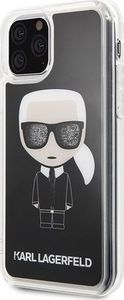 Karl Lagerfeld Karl Lagerfeld KLHCN58ICGBK iPhone 11 Pro czarny/black Iconic Glitter uniwersalny 2