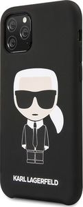 Karl Lagerfeld Karl Lagerfeld KLHCN58SLFKBK iPhone 11 Pro hardcase czarny/black Silicone Iconic uniwersalny 2