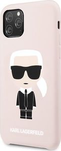 Karl Lagerfeld Karl Lagerfeld KLHCN58SLFKPI iPhone 11 Pro hardcase jasnoróżowy/light pink Silicone Iconic uniwersalny 2