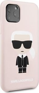 Karl Lagerfeld Karl Lagerfeld KLHCN58SLFKPI iPhone 11 Pro hardcase jasnoróżowy/light pink Silicone Iconic uniwersalny 5