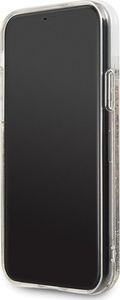 Karl Lagerfeld Karl Lagerfeld KLHCN61ROGO iPhone 11 czarno-złoty/black & gold hard case Glitter uniwersalny 6
