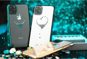 Kingxbar Kingxbar Wish Series etui ozdobione oryginalnymi Kryształami Swarovskiego Samsung Galaxy Note 10 Plus czarny uniwersalny 12