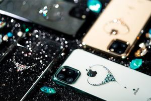 Kingxbar Kingxbar Wish Series etui ozdobione oryginalnymi Kryształami Swarovskiego Samsung Galaxy Note 10 Plus srebrny uniwersalny 13