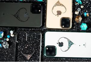 Kingxbar Kingxbar Wish Series etui ozdobione oryginalnymi Kryształami Swarovskiego Samsung Galaxy Note 10 Plus srebrny uniwersalny 14