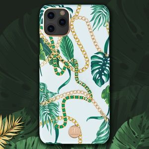 Kingxbar Kingxbar Luxury Series etui ozdobione oryginalnymi Kryształami Swarovskiego iPhone 11 zielony uniwersalny 3