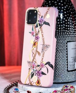 Kingxbar Kingxbar Luxury Series etui ozdobione oryginalnymi Kryształami Swarovskiego iPhone 11 zielony uniwersalny 9