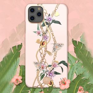 Kingxbar Kingxbar Luxury Series etui ozdobione oryginalnymi Kryształami Swarovskiego iPhone 11 różowy uniwersalny 2