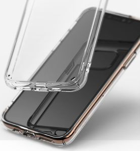 Ringke Ringke Fusion Matte etui pokrowiec z żelową ramką iPhone 11 Pro Max przezroczysty (FMAP0003) uniwersalny 3