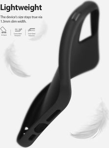 Ringke Ringke Air S ultracienkie żelowe etui pokrowiec iPhone 11 Pro Max czarny (ADAP0016) uniwersalny 7