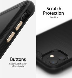 Ringke Ringke Onyx wytrzymałe etui pokrowiec iPhone 11 czarny (OXAP0018) uniwersalny 4