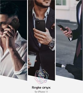 Ringke Ringke Onyx wytrzymałe etui pokrowiec iPhone 11 czarny (OXAP0018) uniwersalny 9