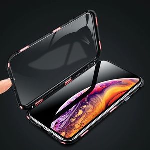 Wozinsky Wozinsky Full Magnetic Case magnetyczne etui 360 pokrowiec na przód i tył z wbudowanym szkłem iPhone 11 Pro Max czarno-przezroczysty uniwersalny 7