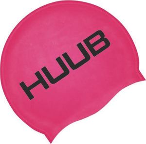 Huub Czepek pływacki silikonowy HUUB - różowy Uniwersalny 1