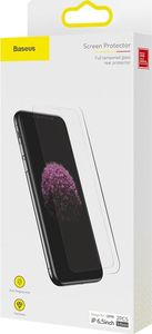 Baseus Baseus zestaw 2x szkło hartowane 0.15mm 9H Anti-bluelight iPhone 11 Pro Max / iPhone XS Max + pozycjoner (SGAPIPH65S-FC02) uniwersalny 19