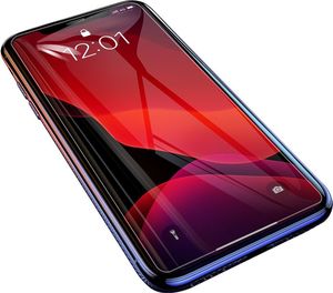 Baseus Baseus zestaw 2x szkło hartowane 0.15mm 9H Anti-bluelight iPhone 11 Pro Max / iPhone XS Max + pozycjoner (SGAPIPH65S-FC02) uniwersalny 5