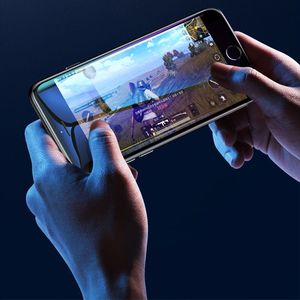 Baseus Baseus szkło na cały ekran Full Screen z ramką 0.23mm 9H Anti-bluelight iPhone 8 / iPhone 7 biały (SGAPIPH8N-HPE02) uniwersalny 15