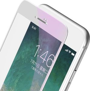 Baseus Baseus szkło na cały ekran Full Screen z ramką 0.23mm 9H Anti-bluelight iPhone 8 / iPhone 7 biały (SGAPIPH8N-HPE02) uniwersalny 2