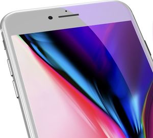 Baseus Baseus szkło na cały ekran Full Screen z ramką 0.23mm 9H Anti-bluelight iPhone 8 / iPhone 7 biały (SGAPIPH8N-HPE02) uniwersalny 5