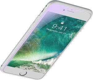 Baseus Baseus szkło na cały ekran Full Screen z ramką 0.23mm 9H Anti-bluelight iPhone 8 / iPhone 7 biały (SGAPIPH8N-HPE02) uniwersalny 6
