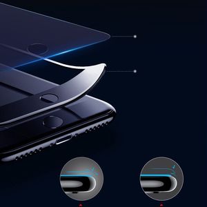 Baseus Baseus szkło na cały ekran Full Screen z ramką 0.23mm 9H Anti-bluelight iPhone 8 / iPhone 7 biały (SGAPIPH8N-HPE02) uniwersalny 9