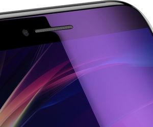 Baseus Baseus szkło na cały ekran Full Screen z ramką 0.23mm 9H Anti-bluelight iPhone 8 / iPhone 7 czarny (SGAPIPH8N-HPE01) uniwersalny 5