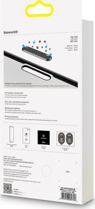 Baseus Baseus 2x szkło na cały ekran Full Screen 0.3mm 9H Privacy Anti-Spy iPhone 11 / iPhone XR + pozycjoner czarny (SGAPIPH61S-WC01) uniwersalny 19