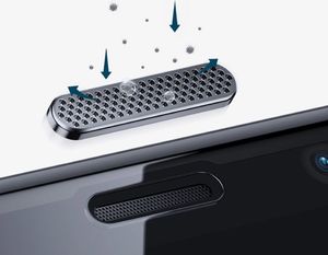 Baseus Baseus 2x szkło na cały ekran Full Screen 0.3mm 9H Privacy Anti-Spy iPhone 11 Pro Max / iPhone XS Max + pozycjoner czarny (SGAPIPH65S-WC01) uniwersalny 7