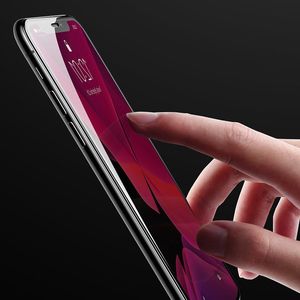 Baseus Baseus 2x szkło na cały ekran Full Screen z ramką 0.3mm 9H Anti-bluelight iPhone 11 Pro / iPhone XS / iPhone X + pozycjoner czarny (SGAPIPH58S-KD01) uniwersalny 16