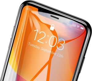 Baseus Baseus zestaw 2x szkło na cały ekran Full Screen z ramką 0.3mm 9H iPhone 11 / iPhone XR + pozycjoner czarny (SGAPIPH61S-KC01) uniwersalny 4