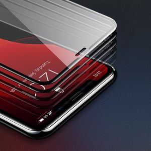 Baseus Baseus 2x szkło na cały ekran Full Screen z ramką 0.3mm 9H Anti-bluelight iPhone 11 Pro Max / iPhone XS Max + pozycjoner czarny (SGAPIPH65S-KD01) uniwersalny 13