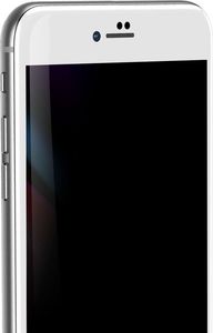 Baseus Baseus szkło na cały ekran Full Screen Privacy Anti-Spy z ramką 0.23mm 9H iPhone 8 / iPhone 7 biały (SGAPIPH8N-ATG02) uniwersalny 3