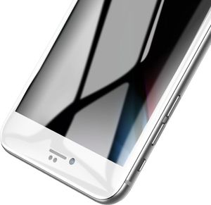 Baseus Baseus szkło na cały ekran Full Screen Privacy Anti-Spy z ramką 0.23mm 9H iPhone 8 / iPhone 7 biały (SGAPIPH8N-ATG02) uniwersalny 5
