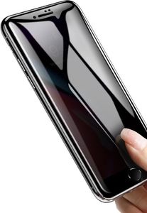 Baseus Baseus szkło na cały ekran Full Screen Privacy Anti-Spy z ramką 0.23mm 9H iPhone 8 / iPhone 7 biały (SGAPIPH8N-ATG02) uniwersalny 8