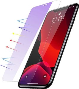 Baseus Baseus zestaw 2x szkło hartowane 0.15mm 9H Anti-bluelight iPhone 11 / iPhone XR + pozycjoner (SGAPIPH61S-FC02) uniwersalny 7