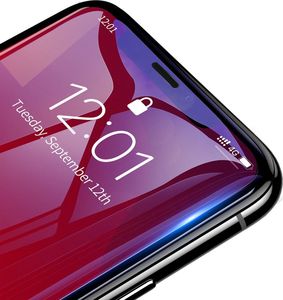 Baseus Baseus szkło hartowane 0.3mm 9H Anti-bluelight iPhone 11 Pro Max / iPhone XS Max + pozycjoner (SGAPIPH65-LF02) uniwersalny 3